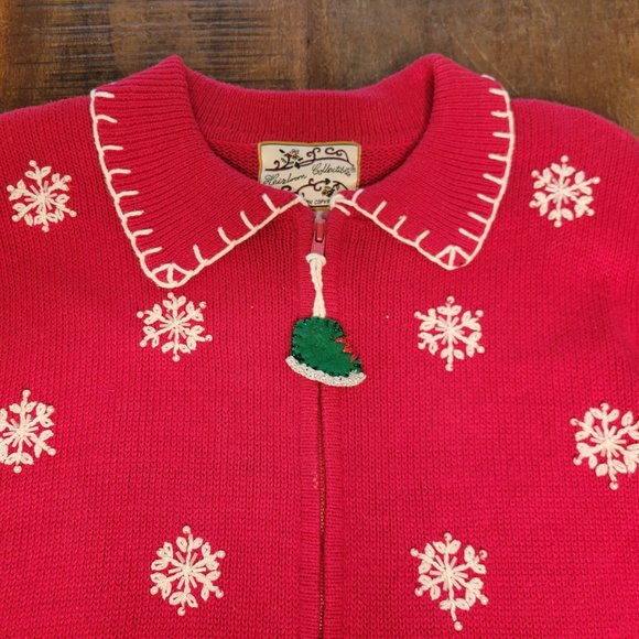 Heirloom Collectibles Skating Penguins Holiday Sweater - Sz. LG - Picture 4 of 9